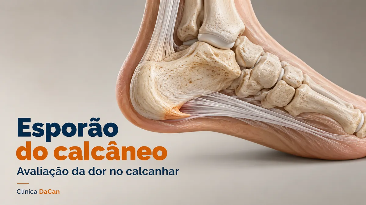 Capa ilustrativa do artigo: Esporão do calcâneo: o que é, por que o calcanhar dói e como tratar