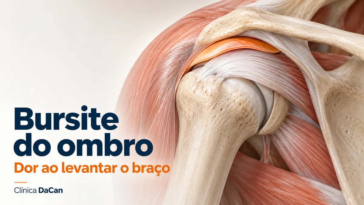Capa ilustrativa do artigo: Bursite do ombro: o que é, sintomas, tratamento e cuidados para dormir melhor