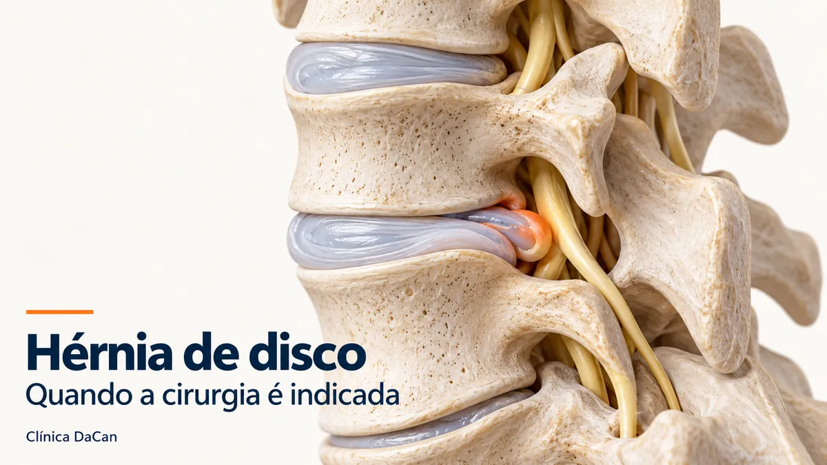 Capa ilustrativa do artigo: Hérnia de disco: tipos, sintomas, tratamento e cuidados com a coluna
