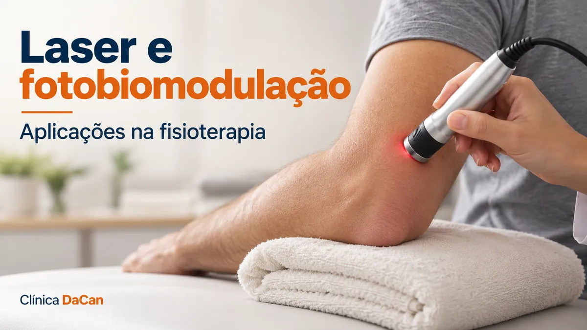 Capa ilustrativa do artigo: Laser e fotobiomodulação: como funcionam e qual seu papel na fisioterapia
